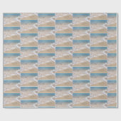 Die Hochzeiten am Strand in Sand Geschenkpapier (Flach)