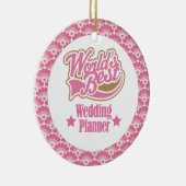 Die Hochzeits-Planer-Geschenk-Verzierung der Welt Keramik Ornament (Rechts)