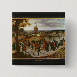 Die Hochzeits-Prozession Button