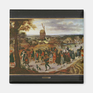 Die Hochzeits-Prozession Magnet