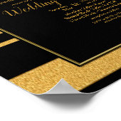 Die Hochzeitsankündigung der Großen Gatsby Poster (Ecke)