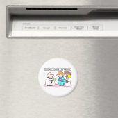 Die Hochzeitsbride sagt "Nein". Magnet (In Situ (Geschirrspüler))