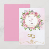 Die Hochzeitseinladung (Vorne/Hinten)
