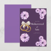 Die Hochzeitseinladung (Vorne/Hinten)