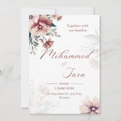 Die Hochzeitseinladung (Vorderseite)