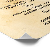 Die Hochzeitsempfehlung der Bar Rustic Lights Poster (Ecke)