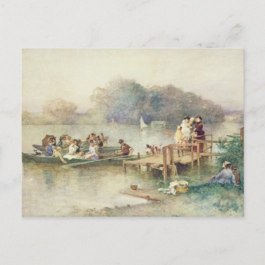 Die Hochzeitsfeier Einladungspostkarte (Vorderseite)