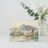 Die Hochzeitsfeier Einladungspostkarte (Stehend Vorderseite)