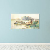 Die Hochzeitsfeier Leinwanddruck (Insitu (Holzboden))