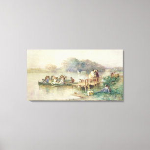 Die Hochzeitsfeier Leinwanddruck