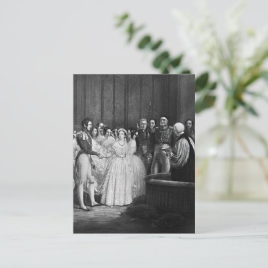 Die Hochzeitsfeier Postkarte (Stehend Vorderseite)