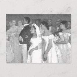 Die Hochzeitsfeier Postkarte