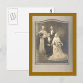 Die Hochzeitsfeier Postkarte (Vorne/Hinten)