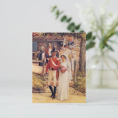 Die Hochzeitsfeier Postkarte (Stehend Vorderseite)