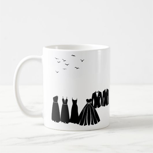 Die Hochzeitsgesellschaft Kaffeetasse (Links)