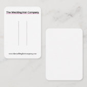 Die Hochzeitsgesellschaft Visitenkarte (Vorne/Hinten)