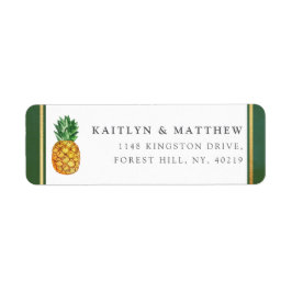 Die Hochzeitskollektion der Ananas mit tropischen 