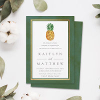 Die Hochzeitskollektion der Ananas mit tropischen 