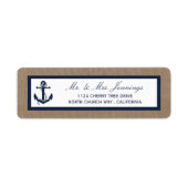 Die Hochzeitskollektion der Marine auf Burlap Beac (Vorne)