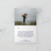 Die Hochzeitskollektion der Nautischen Seestreitkr Dankeskarte (Innenseite)