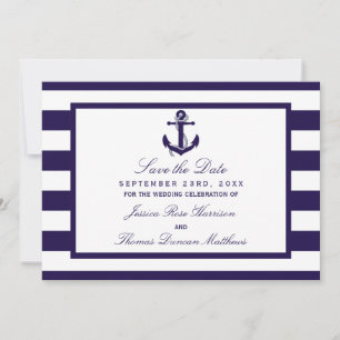 Die Hochzeitskollektion der Nautischen Seestreitkr Save The Date