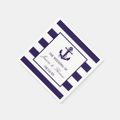 Die Hochzeitskollektion der Nautischen Seestreitkr Serviette (Ecke)