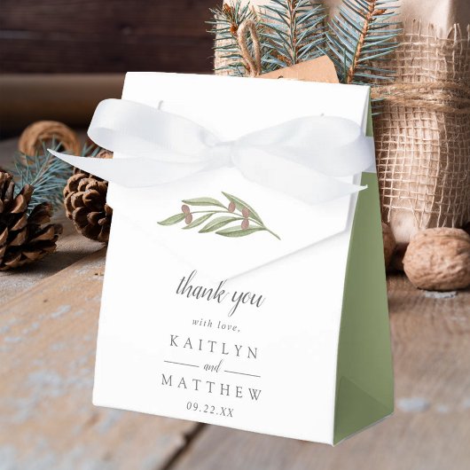 Die Hochzeitskollektion der Olivenzweige Geschenkschachtel