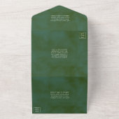 Die Hochzeitskollektion der Pinienwälder All In One Einladung (Außenbereich)