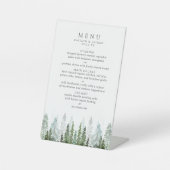 Die Hochzeitskollektion der Pinienwälder Sockelschild (Vorderseite)