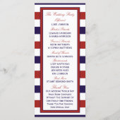 Die Hochzeitskollektion der roten und der Marine Programm (Rückseite)