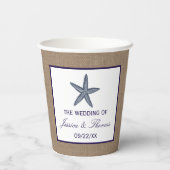 Die Hochzeitskollektion der Seestreitkräfte von Bu Pappbecher (Rückseite)