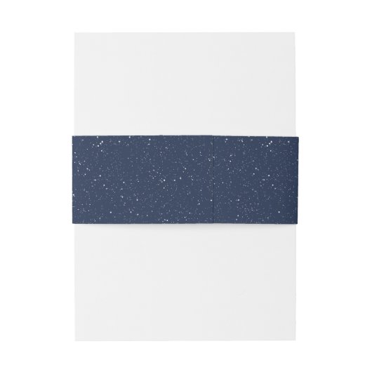 Die Hochzeitskollektion der Sternennacht Einladungsbanderole (Rückseitenbeispiel)