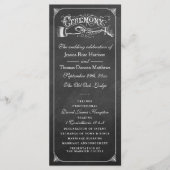 Die Hochzeitskollektion der Vintagen Ehe Programm (Vorderseite)