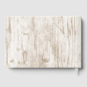 Die Hochzeitskollektion des Carved Heart Tree Gästebuch (Rückseite)