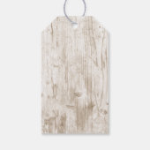 Die Hochzeitskollektion des Carved Heart Tree Geschenkanhänger (Rückseite)