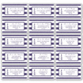 Die Hochzeitskollektion des Leuchtturms Aufkleber (Vorderseite)