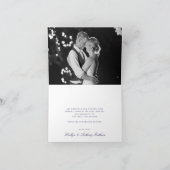 Die Hochzeitskollektion des Leuchtturms Dankeskarte (Innenseite)