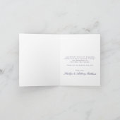 Die Hochzeitskollektion des Leuchtturms Dankeskarte (Innenseite)