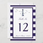 Die Hochzeitskollektion des Leuchtturms Einladung (Vorderseite)