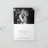 Die Hochzeitskollektion des Nautical Lighthouse Bu Dankeskarte (Innenseite)