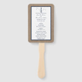 Die Hochzeitskollektion des Nautical Lighthouse Bu Fächer (Vorderseite)