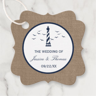 Die Hochzeitskollektion des Nautical Lighthouse Bu Geschenkanhänger