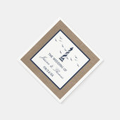 Die Hochzeitskollektion des Nautical Lighthouse Bu Serviette (Ecke)