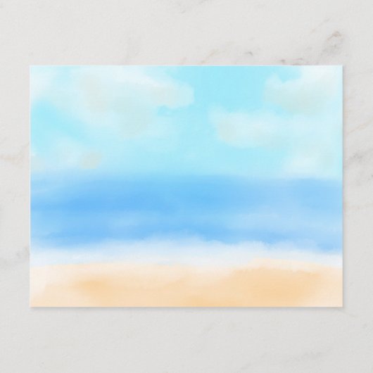 Die Hochzeitskollektion des Strandbades Begleitkarte (Rückseite)