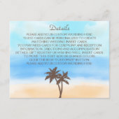 Die Hochzeitskollektion des Strandbades Begleitkarte (Vorderseite)