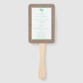 Die Hochzeitskollektion des tropischen Palmen Tree Fächer