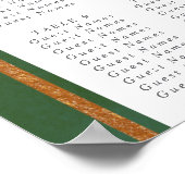 Die Hochzeitskollektion für Ananas mit tropischen Poster (Ecke)