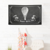 Die Hochzeitskollektion mit dem Chalkboard Hot Air Banner (Insitu)