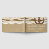 Die Hochzeitskollektion von Kraft, Spitzen und Hor Gästebuch (Voll)