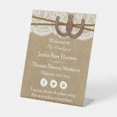 Die Hochzeitskollektion von Kraft, Spitzen und Hor Sockelschild (Vorderseite)